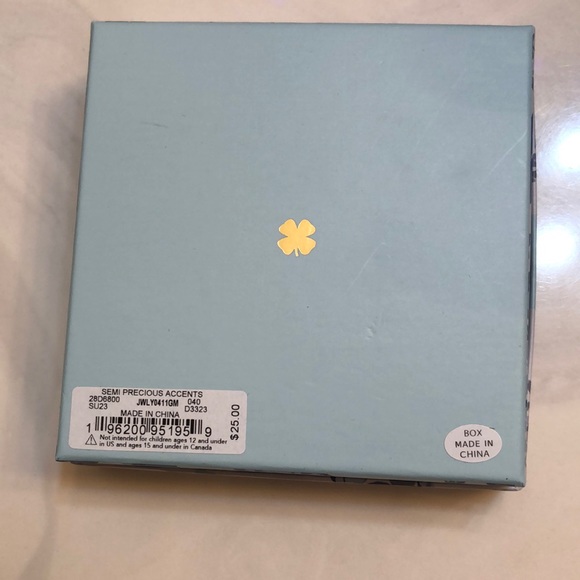 Lucky Brand Silver Tone Cowboy Boot Drop Earrings Turquoise Accent NWT - Picture 10 of 11